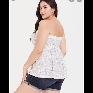 Torrid Strapless Top
